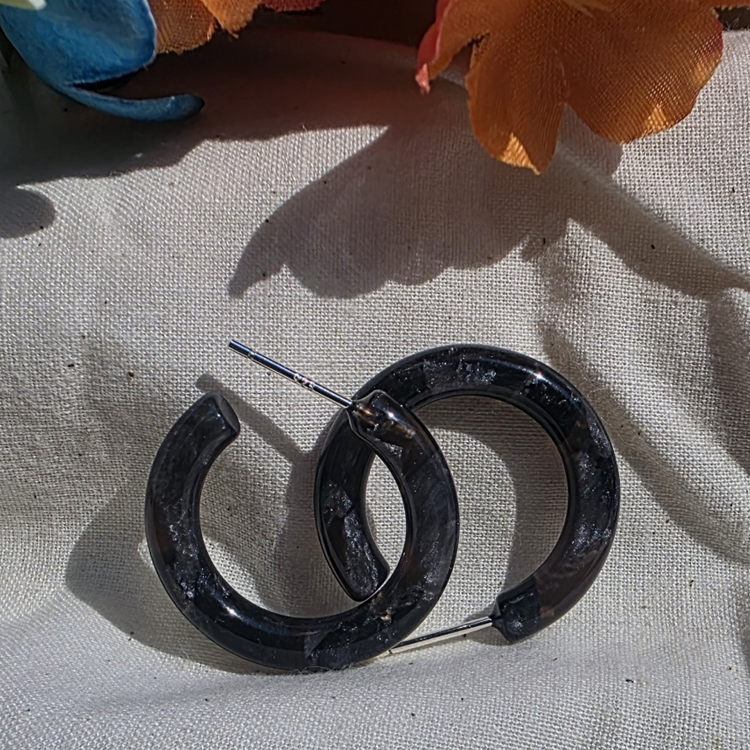 Ultra Mini Hoop Earrings | Small Acetate Hoops