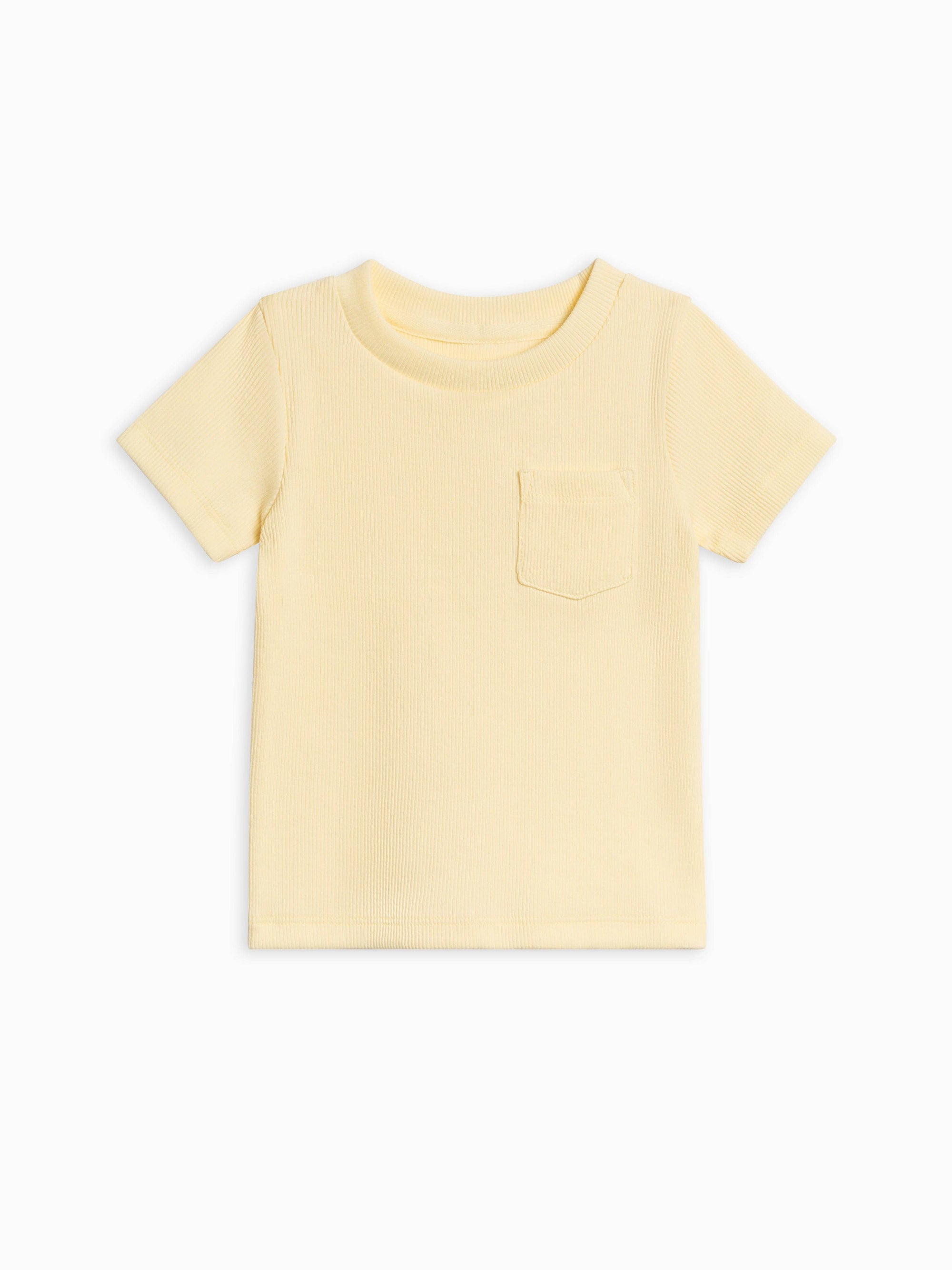 Lou Ribbed Short Sleeve Pocket Tee