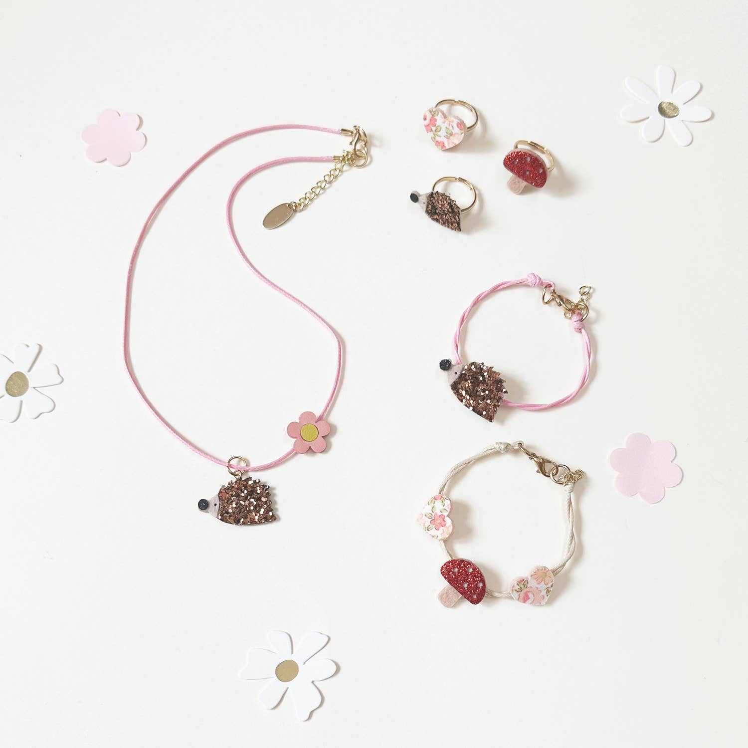 Hattie Hedgehog Bracelet Set