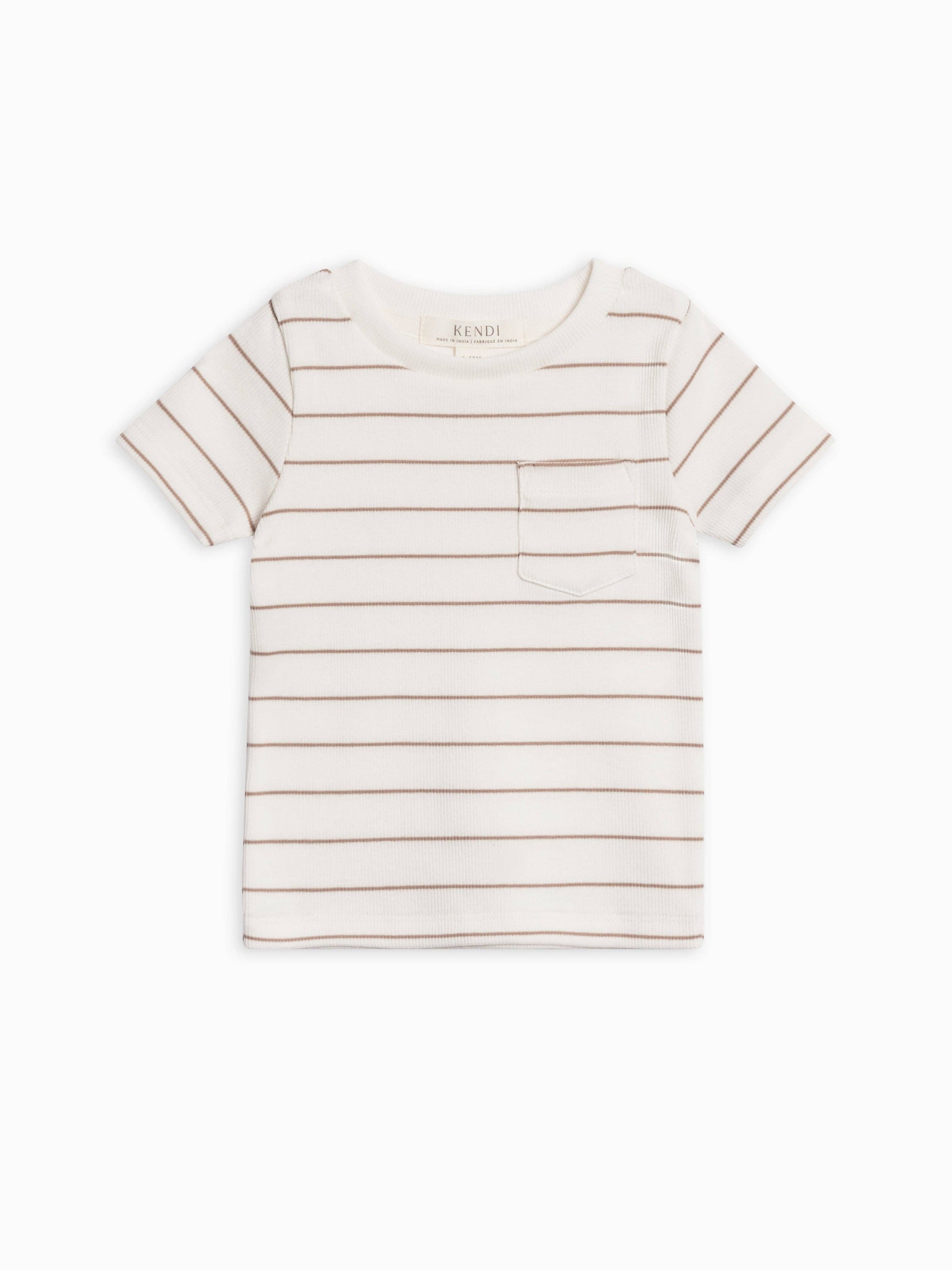 Lou Ribbed Short Sleeve Pocket Tee