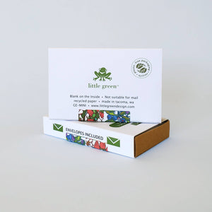 Blueberry Mini Note Card or Florist Gift Tag