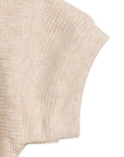 Organic Baby & Kids Ali Waffle Tee - Heather Oat