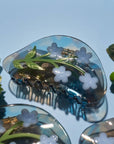 Forget-Me-Not Light Blue Flower Acetate Hair Claw