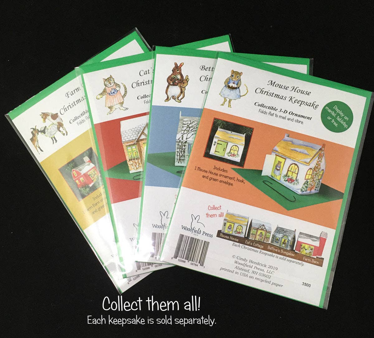 Mouse House Christmas Tree Ornament