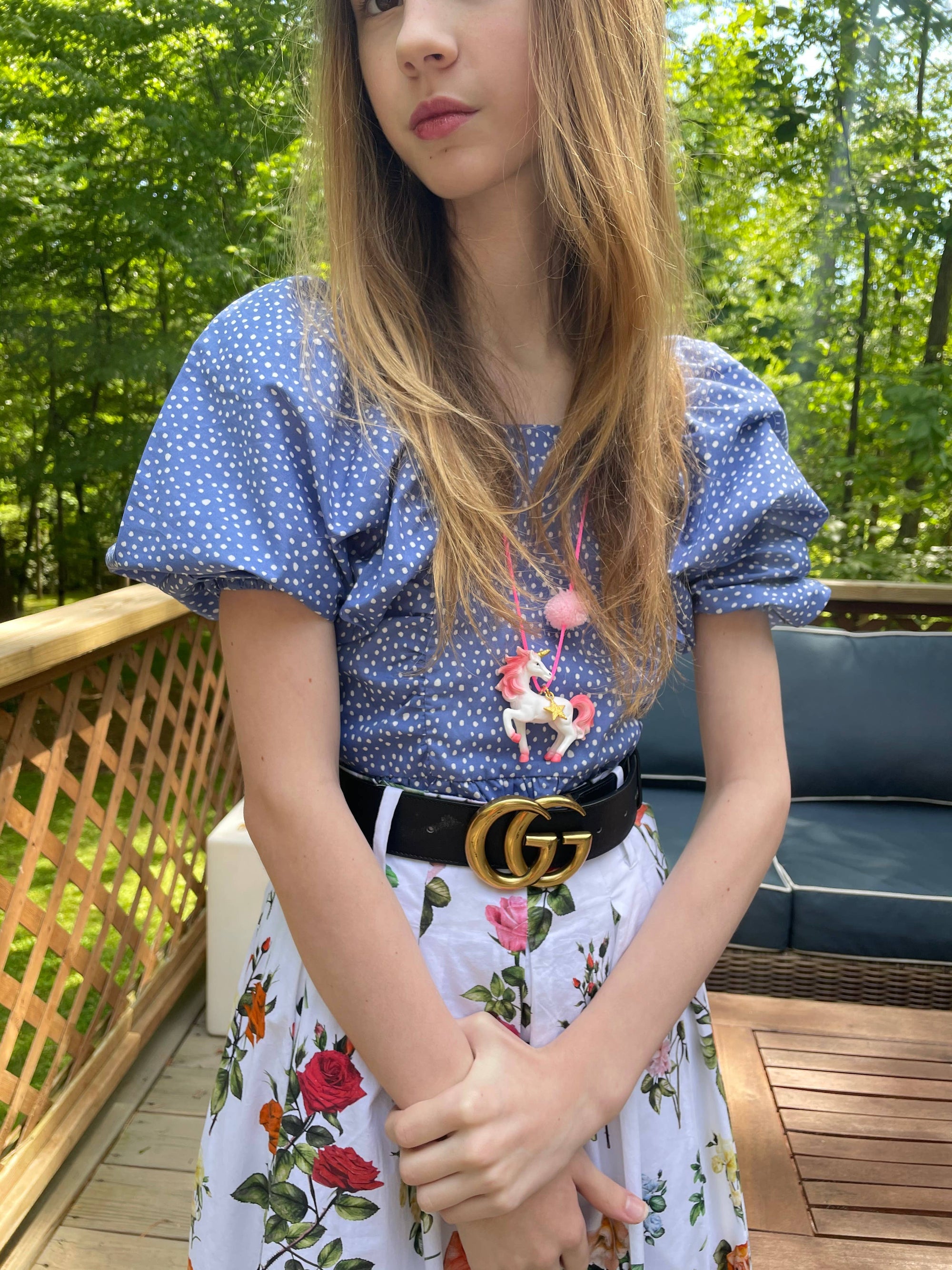"Rebel the Pink Unicorn Necklace"
