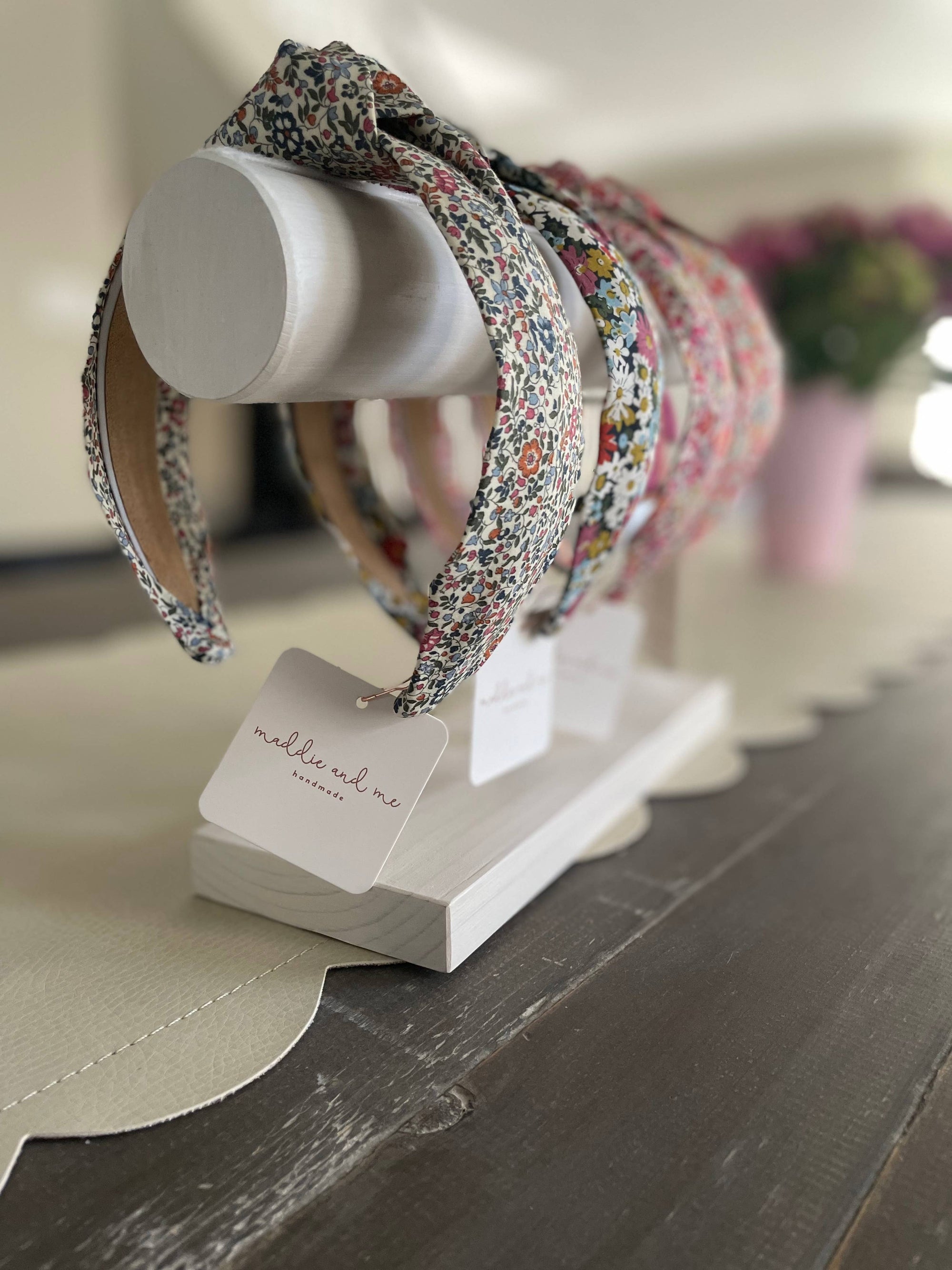 Floral Knotted Headband | Liberty of London Fabric | Mustard