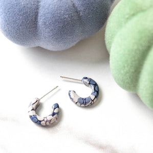 Huggie Hoops Collection | Small Tiny Minimalist Resin Hoops