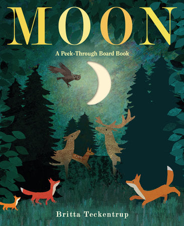 Moon: A Peek-Through Board Book  - Britta Teckentrup