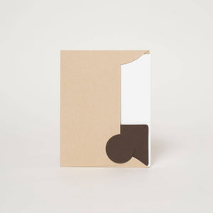 Thank You Gnome Die-cut Letterpress Greeting Card by Phoebe Wahl