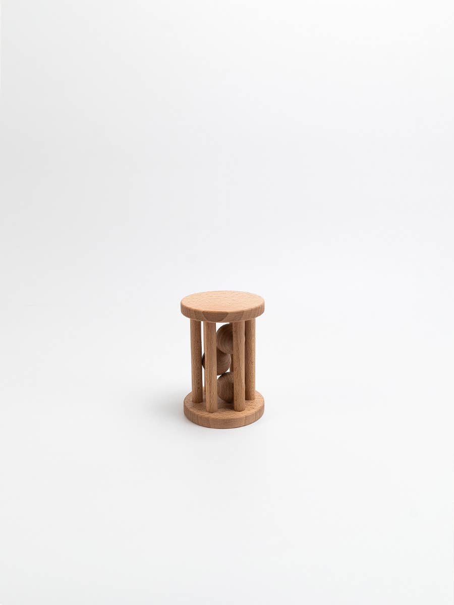 Balls rolling rattle / Natural