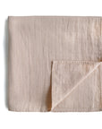 Organic Cotton Muslin Swaddle Blanket  - 12 colors