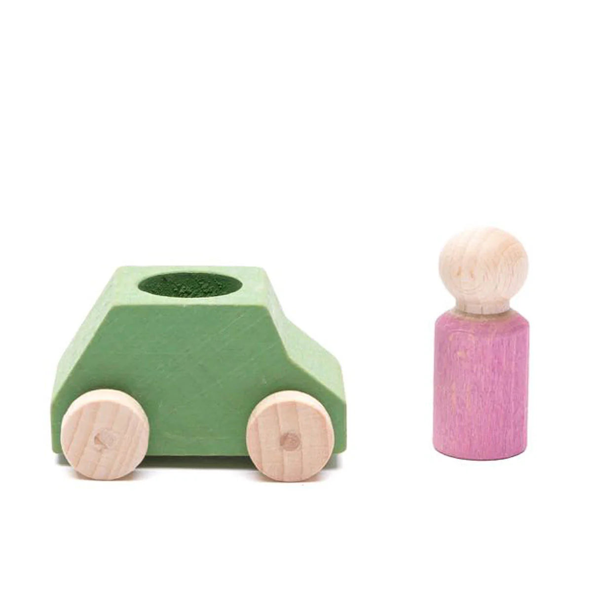 Mint Wooden Car with Figure