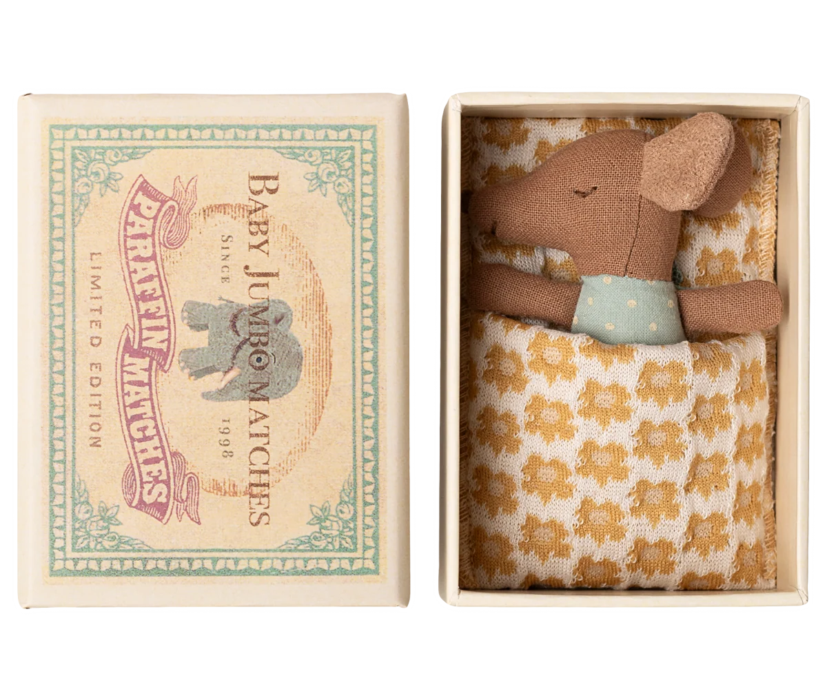Sleepy Wakey Baby Mouse in Box - Blue