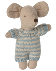 Baby Mouse in Carry Cot - Blue