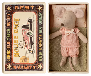 Little Sister Mouse in Matchbox