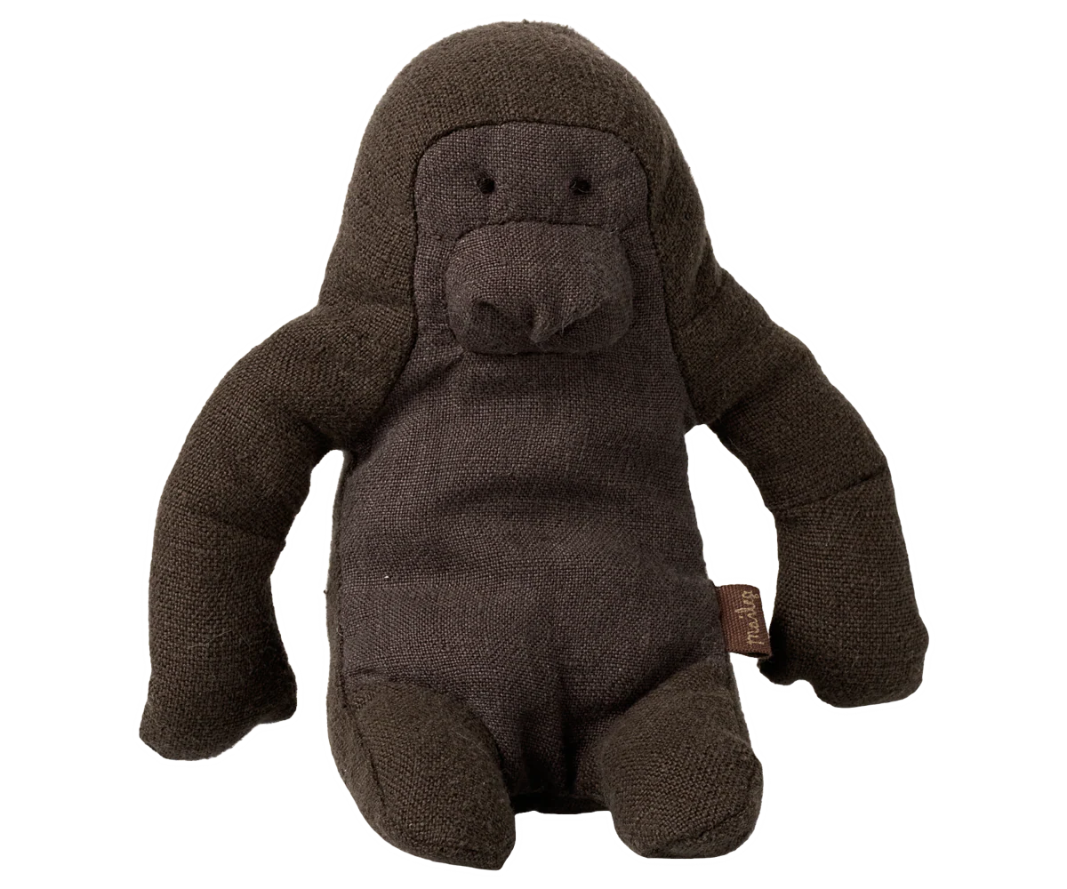 Mini Gorilla - Linen Soft Toy