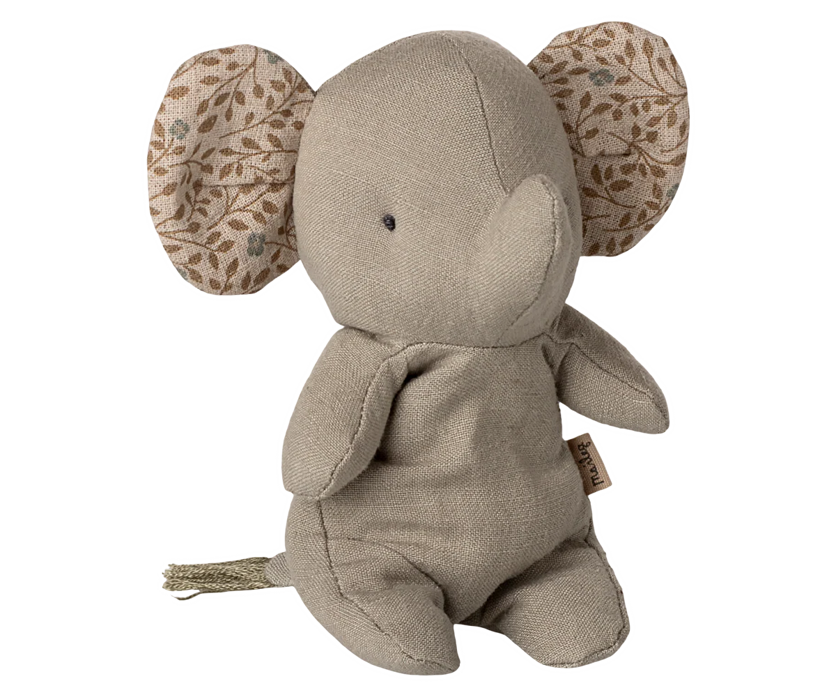 Mini Elephant  - Iron grey  Soft Toy