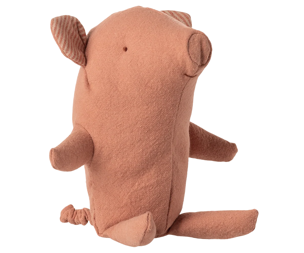 Baby Truffles the Pig  - Linen Soft Toy