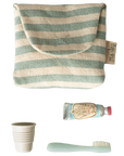 Mouse Toothbrush Set in a Bag - blue