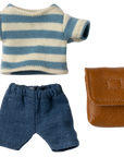 Mouse Clothes & Bag - Big Brother - Brown