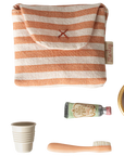 Mouse Toothbrush Set in a Bag - coral