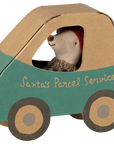 Little Brother Christmas Mouse in Car Box