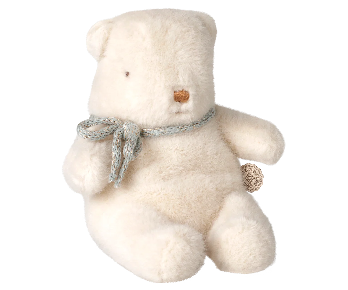 Mini Plush Teddy Bear - Off White
