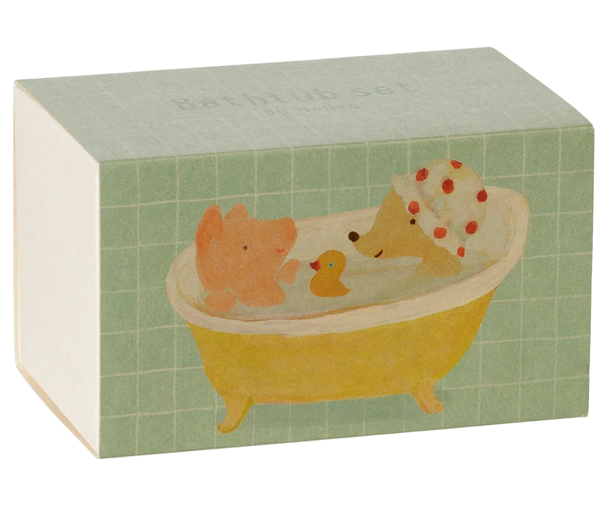 Mouse Bathtub Set - Yellow
