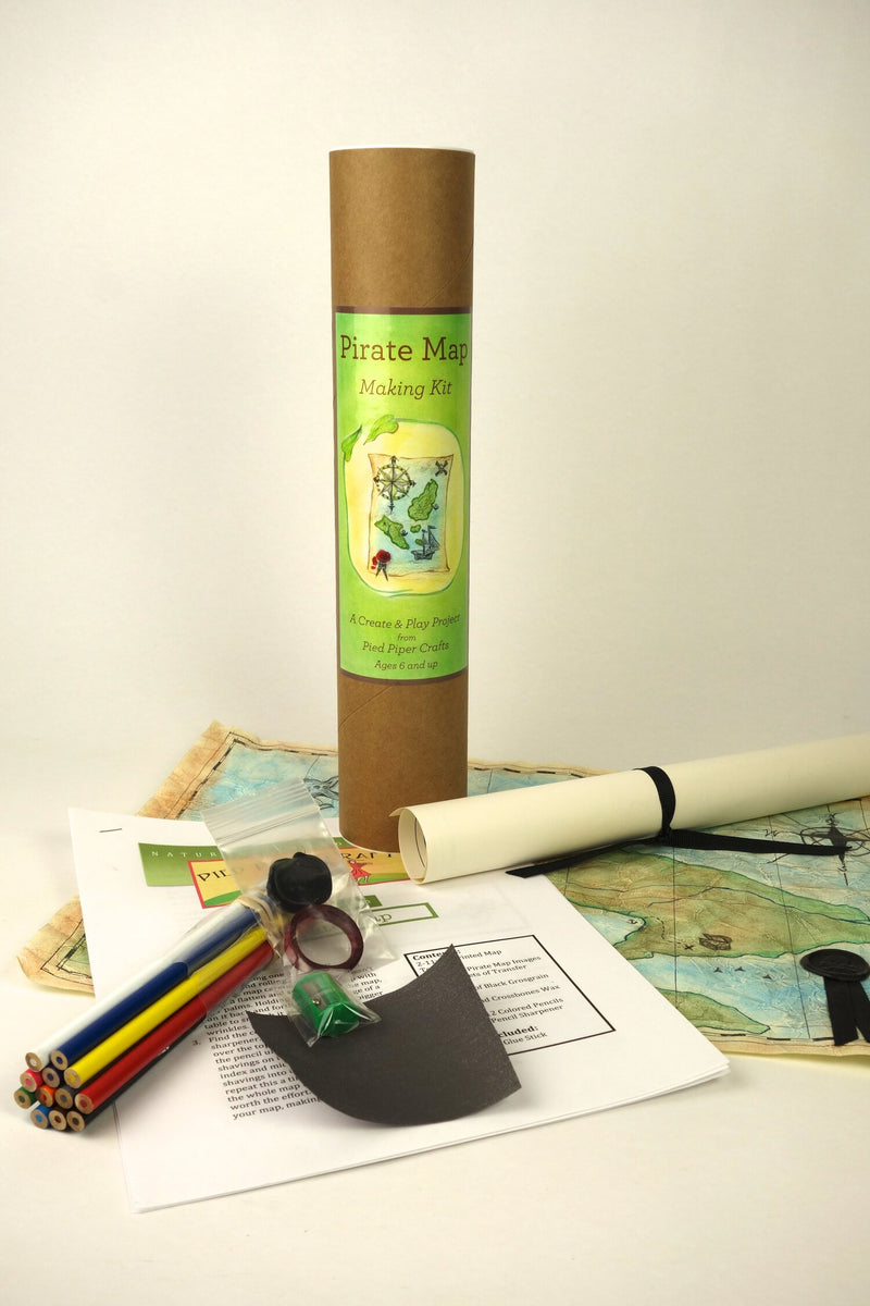 Pirate Map Making Kit – Hedgehog Belly Designs