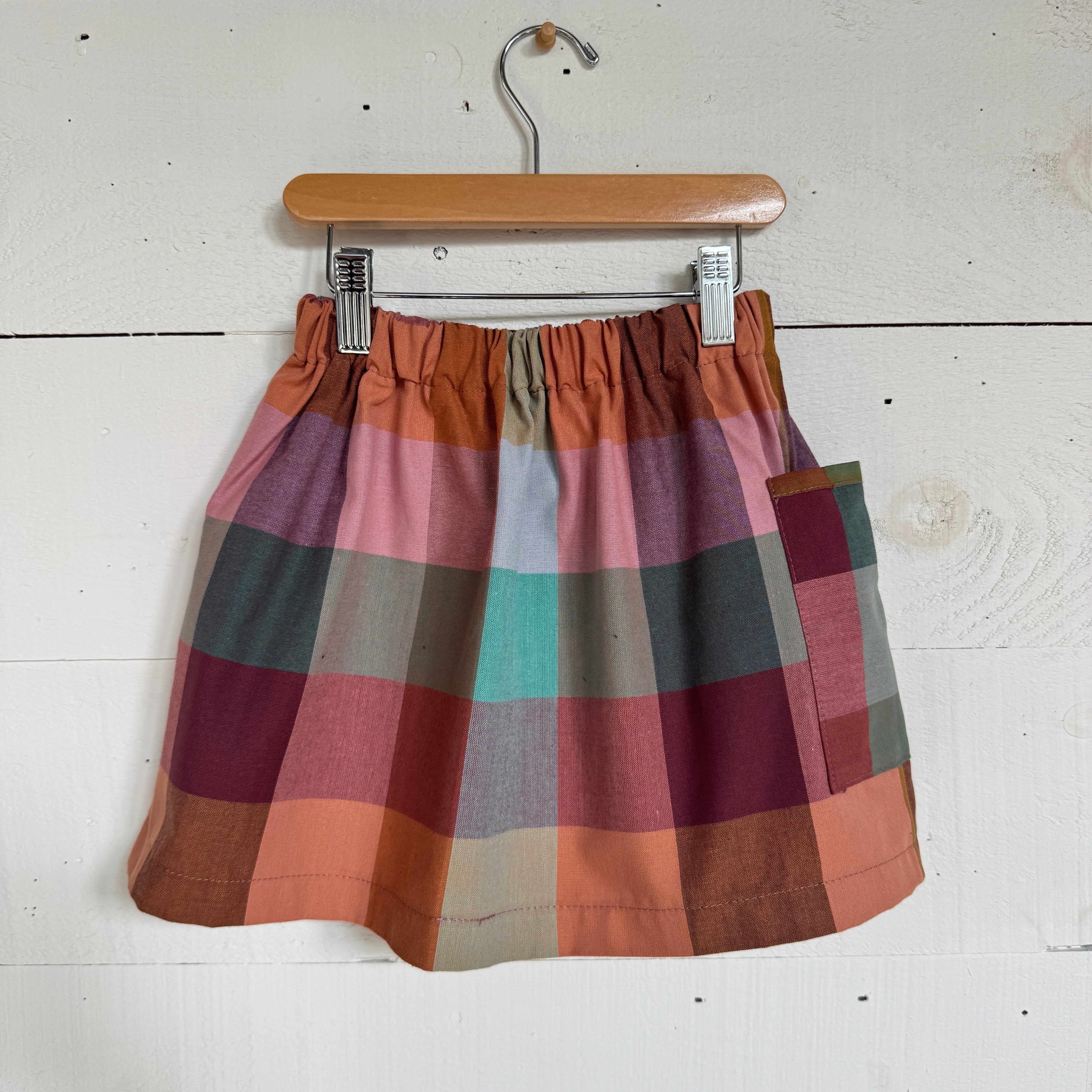 Sunset Madras Skirt