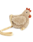 Hazel Hen Plush Crossbody Bag