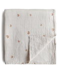 Organic Cotton Muslin Swaddle Blanket  - 12 colors