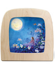 Daniela Drescher Silhouette - Little Fairy Can't Sleep Moon - Toverlux lamp/frame artwork