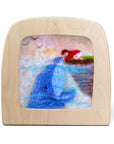 Het Wol Feetje silhouette - Whale Friend - Toverlux lamp/frame artwork