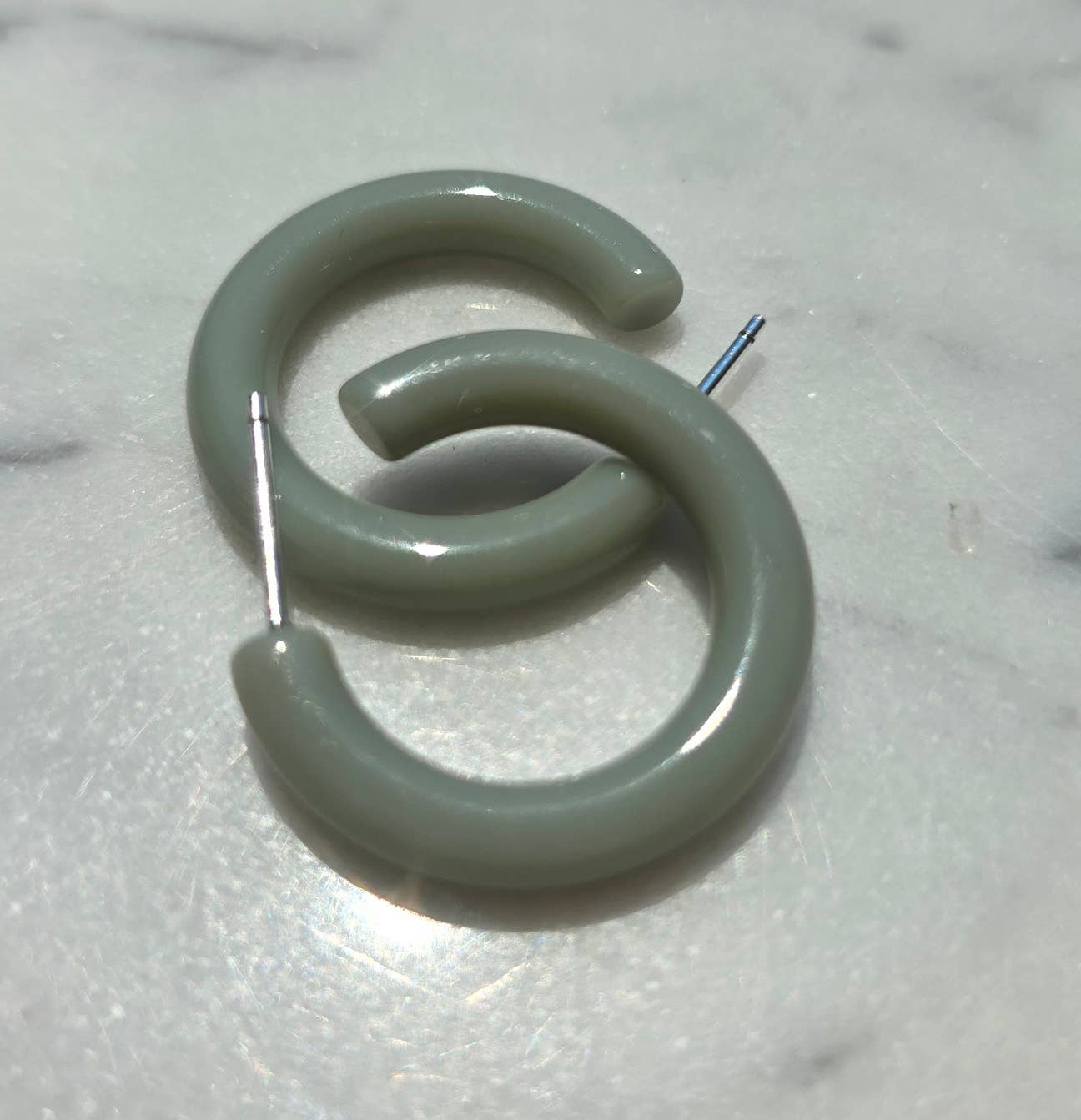 Ultra Mini Hoop Earrings | Small Acetate Hoops