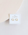 Minimalist - Spiral - Gold Earrings