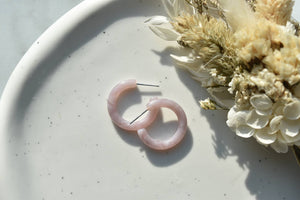 Ultra Mini Hoop Earrings | Small Acetate Hoops