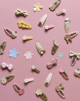 Petal Bunny Fabric Clip Set