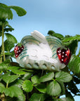 Strawberry Fields White Rabbit Cute Acetate Hair Claw Clip