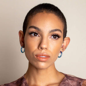 Ultra Mini Hoop Earrings | Small Acetate Hoops