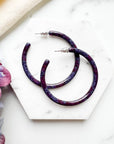 50mm Thin Hoop Earrings.