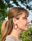 50mm Thin Hoop Earrings.