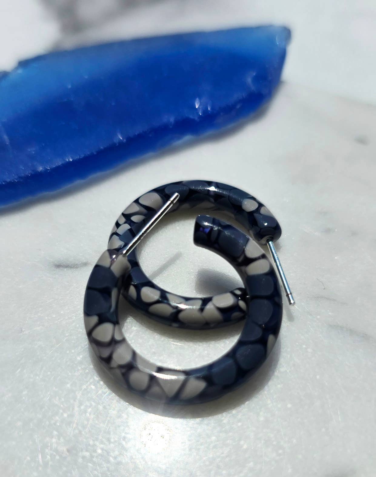 Ultra Mini Hoop Earrings | Small Acetate Hoops