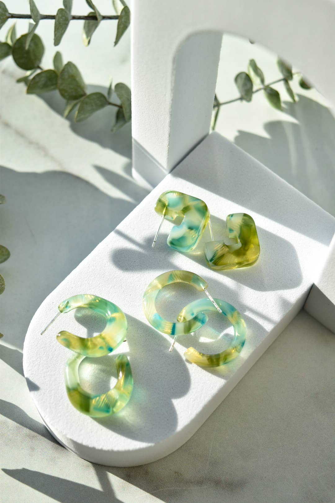 Ultra Mini Hoop Earrings | Small Acetate Hoops