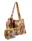 Calico Quilted Tote