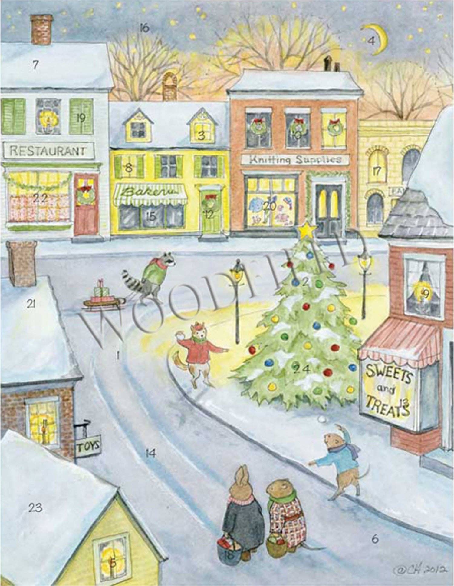 Town Advent Calendar