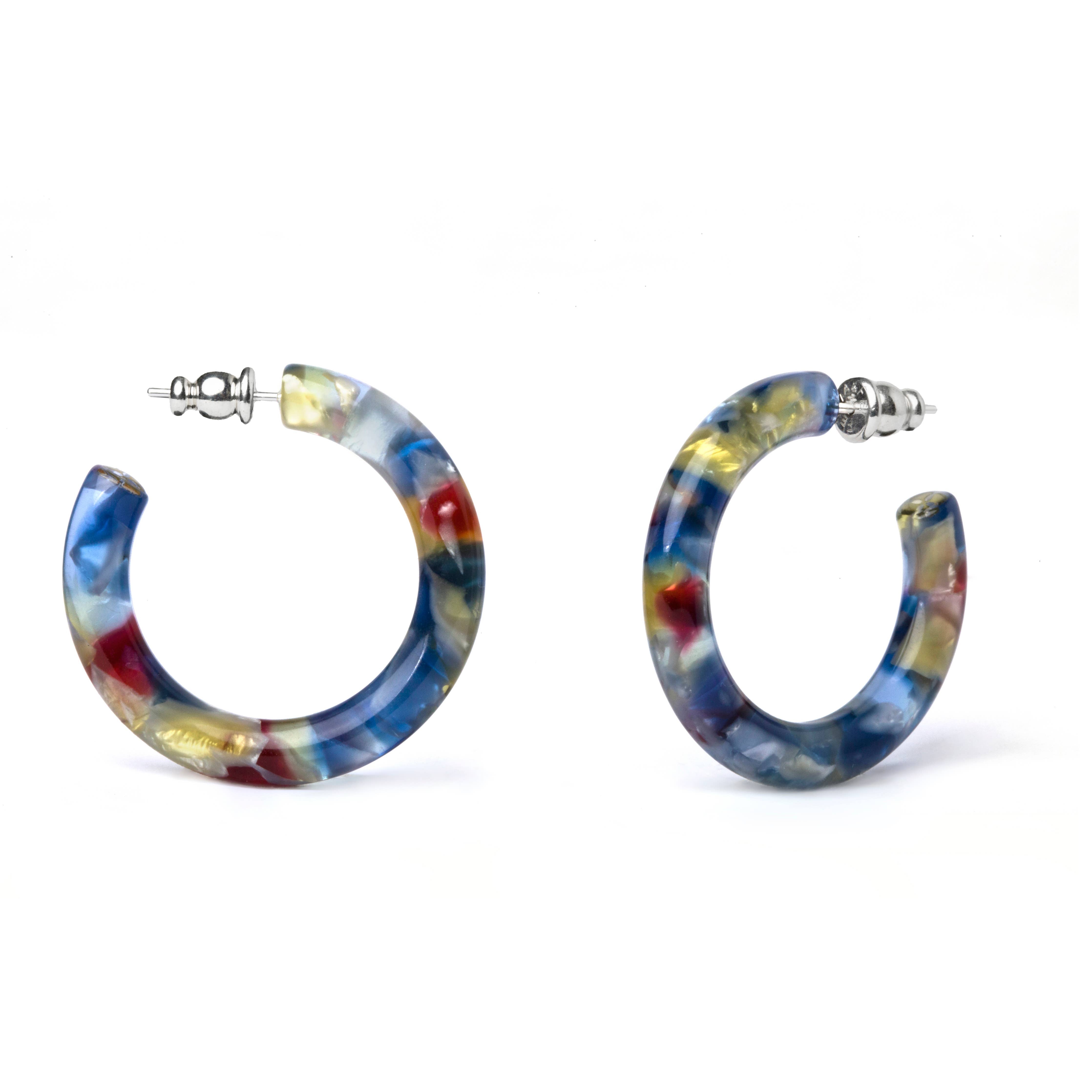 Ultra Mini Hoop Earrings | Small Acetate Hoops