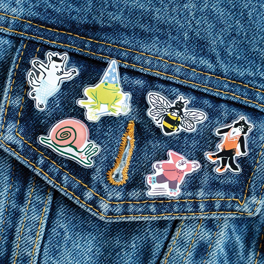 Gnome Acrylic Pin