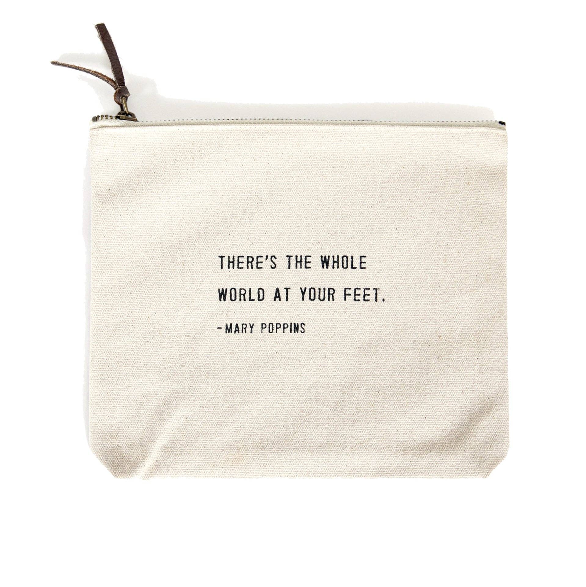 There's The Whole World (Mary Poppins) Canvas Zip Bag