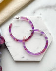 50mm Thin Hoop Earrings.